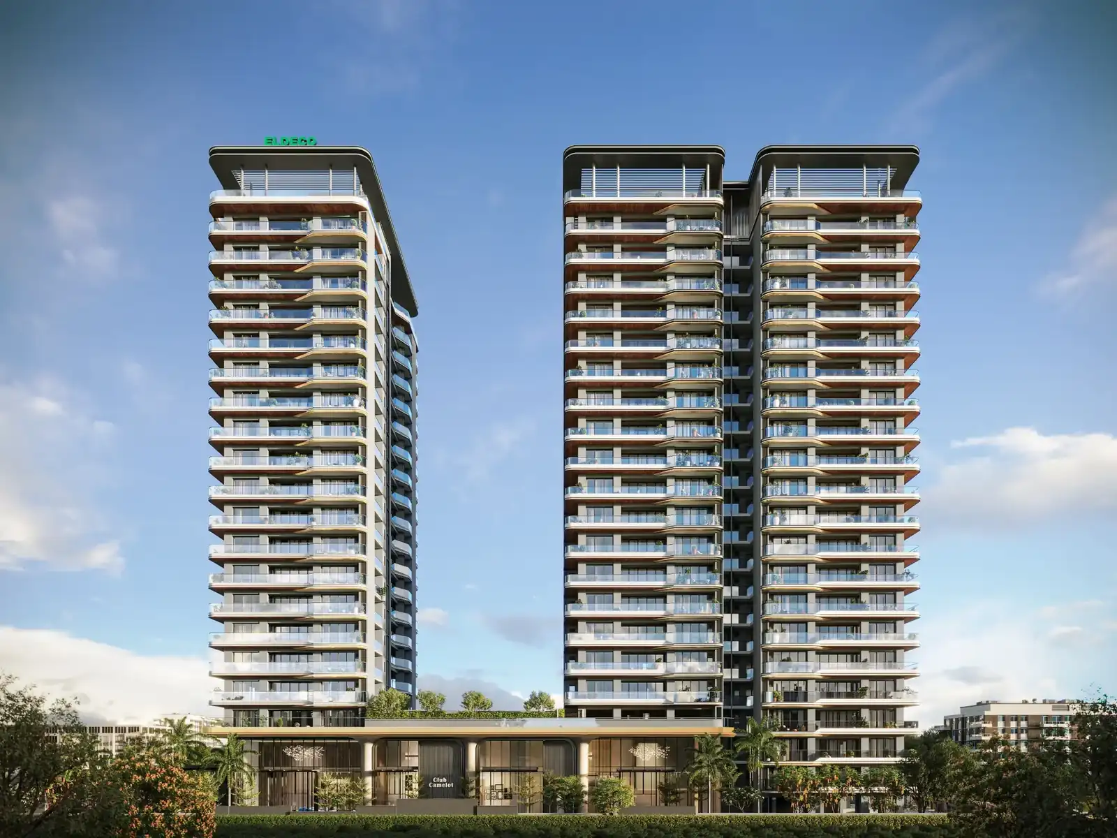 Eldeco Camelot elevation (artist's impression)