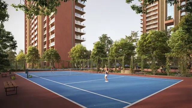 Eldeco Fairway Reserve lawn tennis court