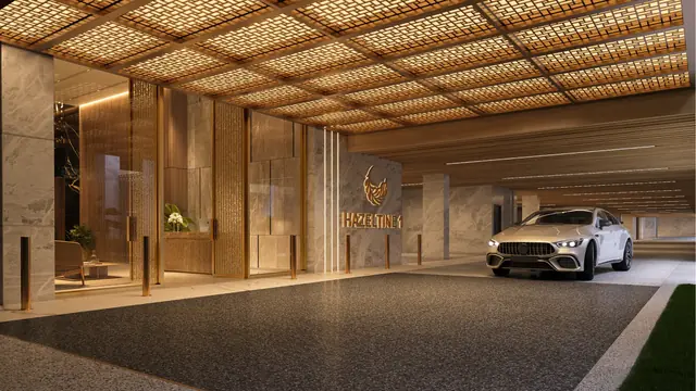 Eldeco Fairway Reserve Hazeltine tower drop-off porte-cochère