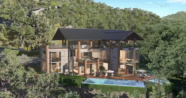 Clubhouse with infinity pool at Eldeco Terra Grande Rishikesh Hills