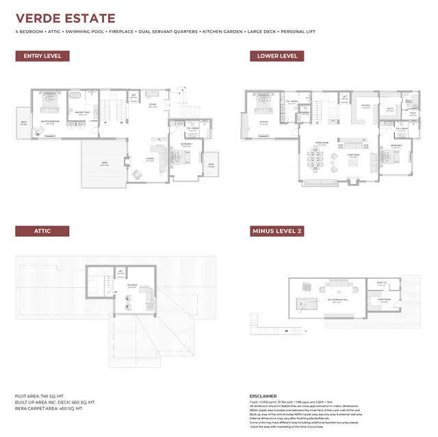 Eldeco Terra Grande Rishikesh Hills Verde Estate 4 BHK villa floor plan